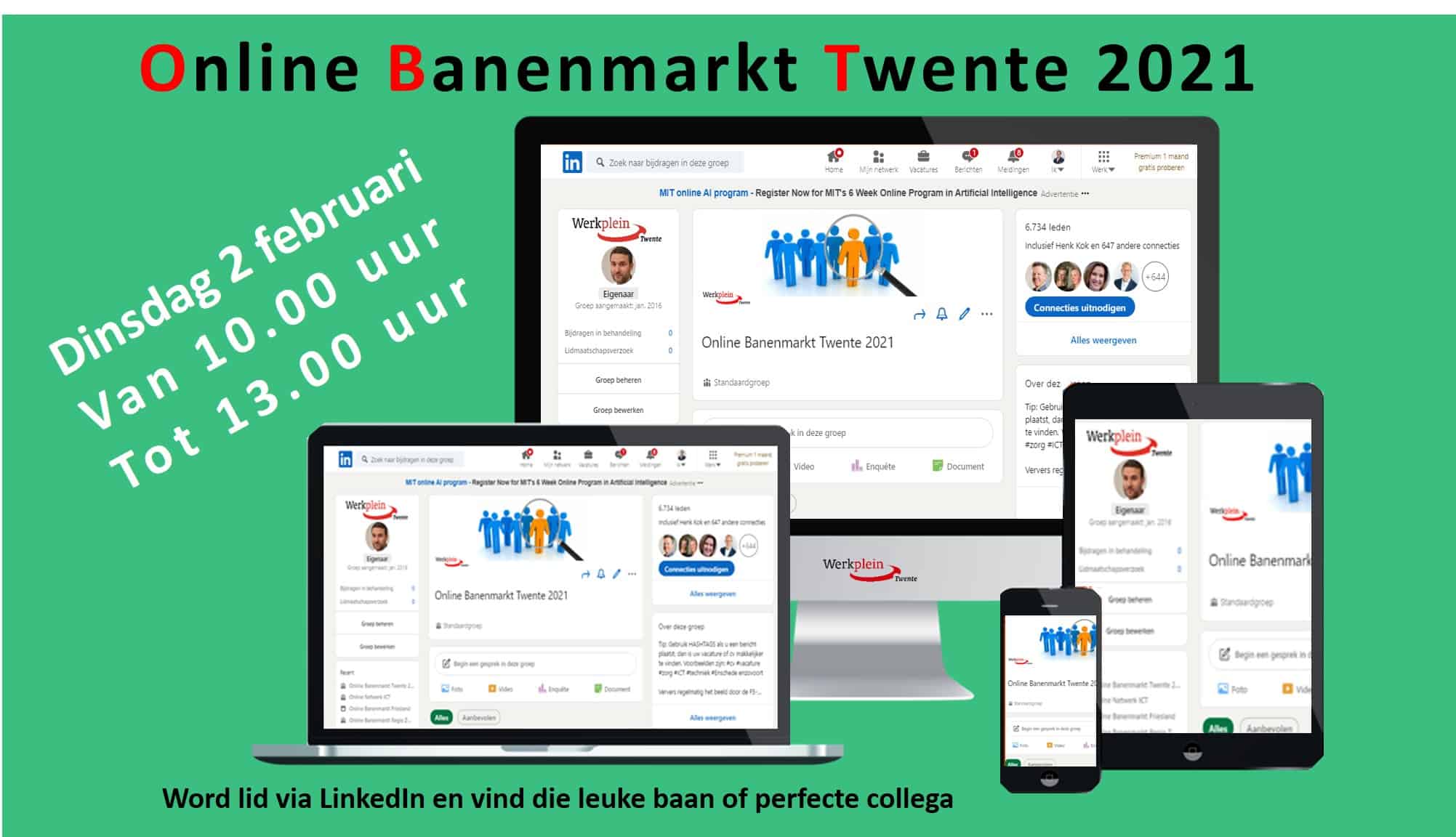 Online Banenmarkt 2021 februari